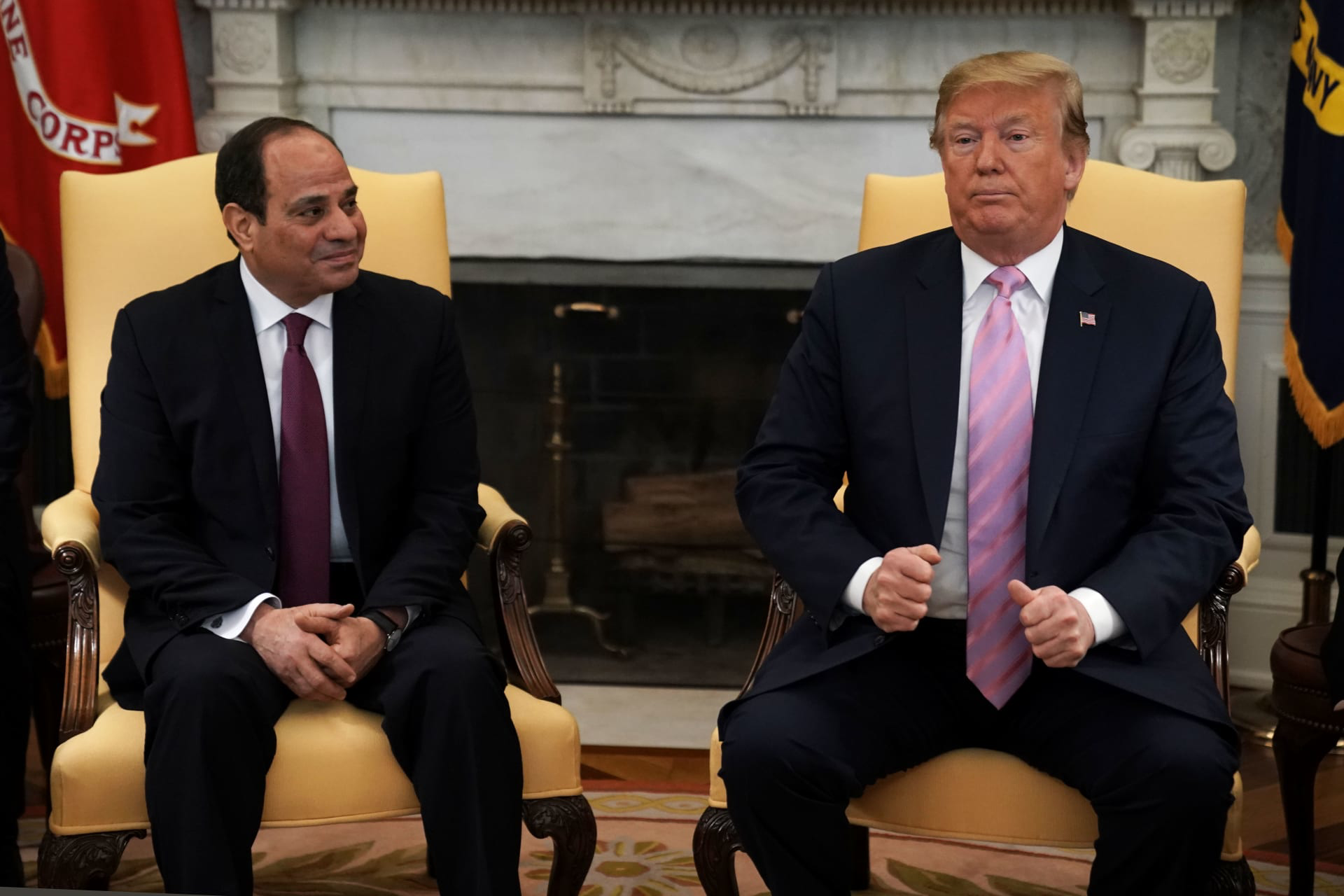 أنباء عن لقاء مرتقب بين السيسي وترامب خلال اجتماع مجموعة السبع بفرنسا